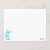 Carte Postale Transporteur de courrier sécurisé (Dos)