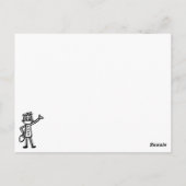 Carte Postale Transporteur de courrier sécurisé (Dos)