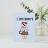 Carte Postale Transporteur de lettres (Debout devant)