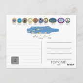 Carte Postale TRANSPORTEURS SUPÉRIEURS DE LA CLASSE NiIMITZ 1975 (Dos)