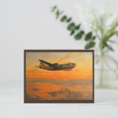 Carte Postale Transsocean Airlines (Debout devant)