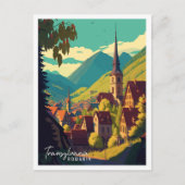 Carte Postale Transylvanie Roumanie illustration de voyage vinta (Devant)
