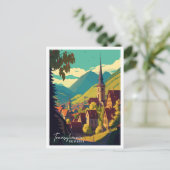 Carte Postale Transylvanie Roumanie illustration de voyage vinta (Debout devant)