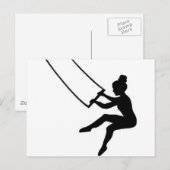 Carte Postale trapèze_artiste (Devant / Derrière)
