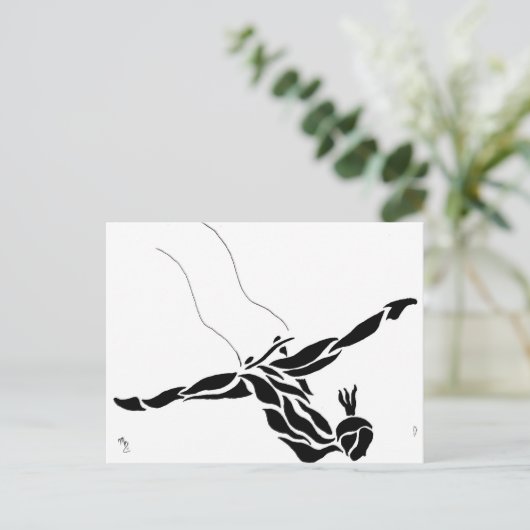 Carte Postale Trapeze Volant (Debout devant)