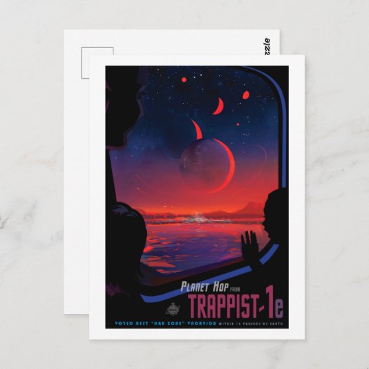 Carte Postale TRAPPIST-1e - NASA Visions of the Future (Devant / Derrière)