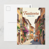 Carte Postale Trastevere Italie (Devant / Derrière)