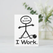 Carte Postale Travail (Debout devant)