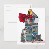 Carte Postale "Travail à domicile" (Devant / Derrière)