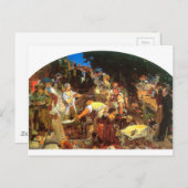 Carte Postale Travail de Ford Madox Brown (Devant / Derrière)