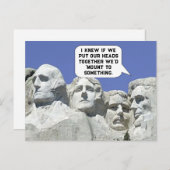 Carte Postale Travail d'équipe amusant (Devant / Derrière)