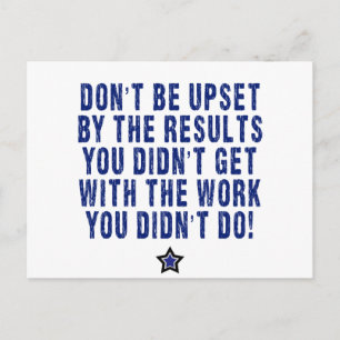 Carte Postale Travail dur, Effort, Paie !