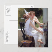 Carte Postale "Travail interrompu" par Bouguereau (Devant / Derrière)