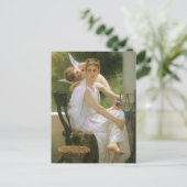 Carte Postale Travail interrompu par Bouguereau, Angel Portrait (Debout devant)