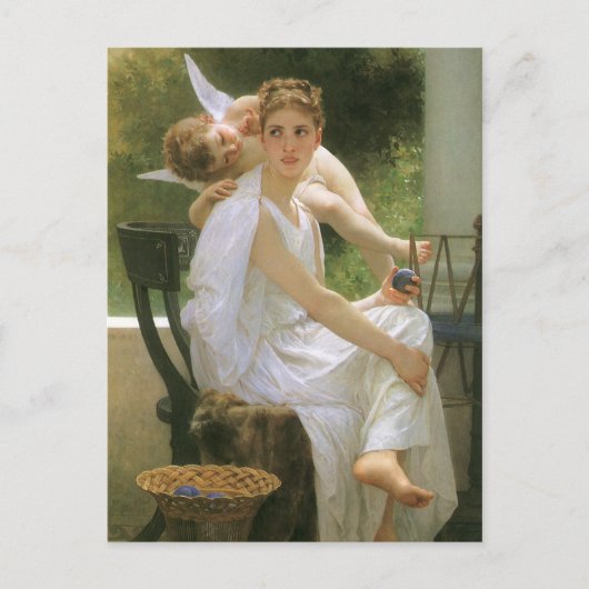 Carte Postale Travail interrompu par Bouguereau, Angel Portrait (Devant)