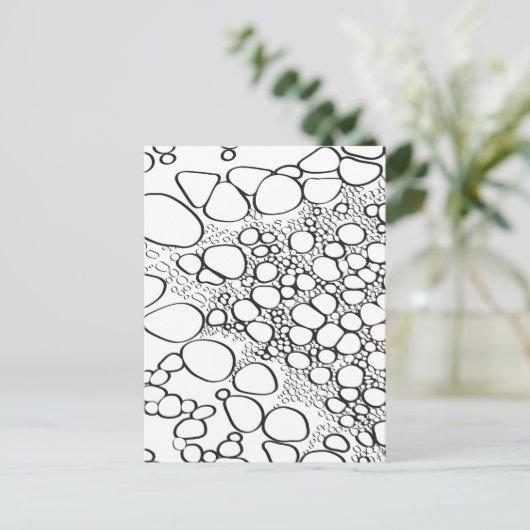 Carte Postale Travail numérique abstrait 10 (Debout devant)