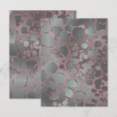 Carte Postale Travail numérique Abstrait 3 (Devant / Derrière)