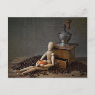 Carte Postale Travailleur du café