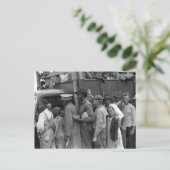 Carte Postale Travailleurs des légumes migrants : 1939 (Debout devant)