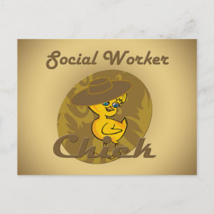 Carte Postale Travailleuse sociale Chick #6