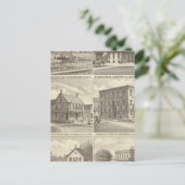 Carte Postale Travaux de fer, hôtels & résidences à Port Washing (Debout devant)