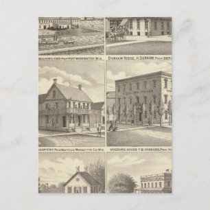 Carte Postale Travaux de fer, hôtels & résidences à Port Washing