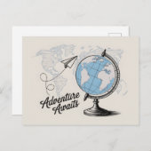 Carte Postale Travel Adventure Atattend (Devant / Derrière)