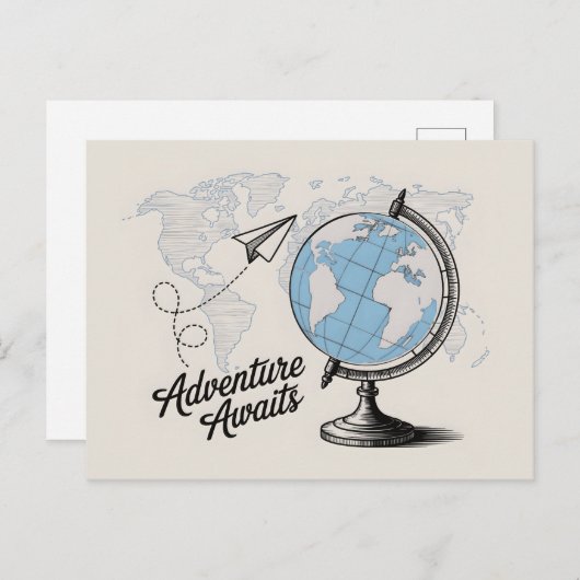 Carte Postale Travel Adventure Atattend (Devant / Derrière)