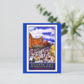 Carte postale Travel America Imprimer Vintage voya (Debout devant)