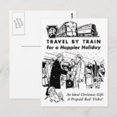 Carte Postale Travel by Train-Pennsylvania Railroad Postcard (Devant / Derrière)