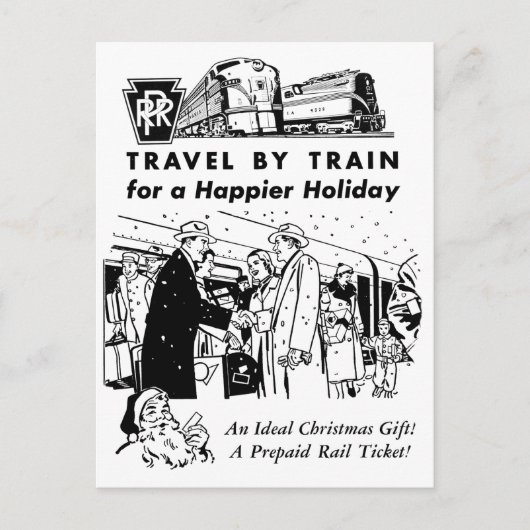 Carte Postale Travel by Train-Pennsylvania Railroad Postcard (Devant)