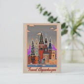 Carte Postale Travel Copenhagen, Danemark (Debout devant)