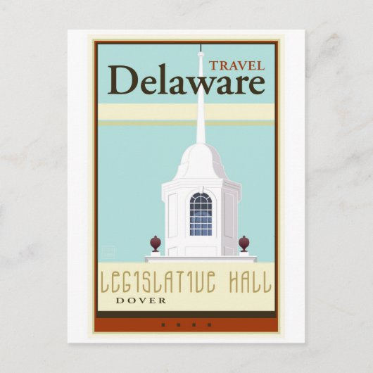 Carte Postale Travel Delaware (Devant)