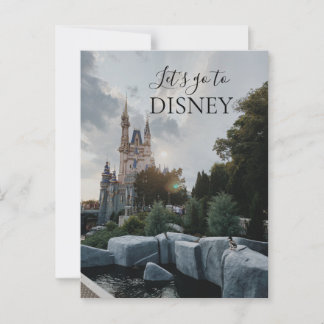 Carte Postale Travel Disney - Magic Kingdom Castle