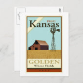 Carte Postale Travel Kansas (Devant / Derrière)