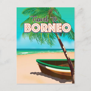 Carte Postale Travel to Borneo
