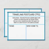 Carte Postale Traveling Sticker Postcard (Devant / Derrière)