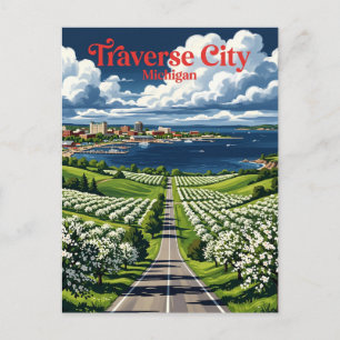 Carte Postale Traverse City États-Unis