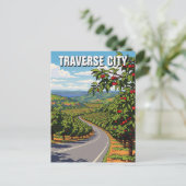 Carte Postale Traverse City Michigan Travel (Debout devant)