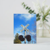 Carte Postale Traversée ferroviaire (Debout devant)