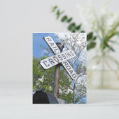 Carte Postale Traversée ferroviaire (Debout devant)