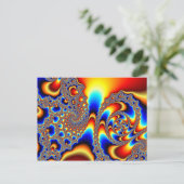 Carte Postale Traverser - Art fractal (Debout devant)