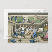 Carte Postale Traverser la ligne, assiette de 'Les Aventures de (Devant / Derrière)