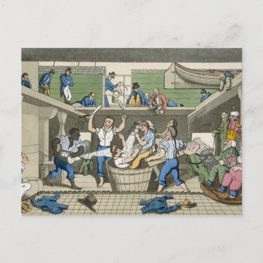 Carte Postale Traverser la ligne, assiette de 'Les Aventures de (Devant)