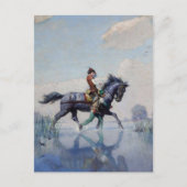 Carte Postale "Traverser les forêts" par NC Wyeth (Devant)