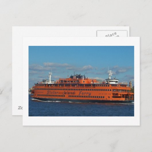 Carte Postale traversier (Devant / Derrière)