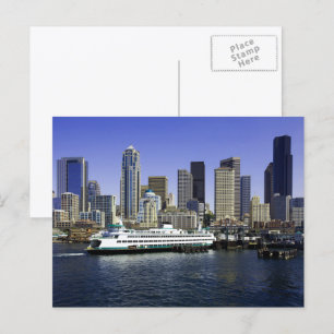 Carte Postale Traversier de Seattle, État de Washington