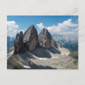 Carte Postale Tre cime di Lavaredo (Devant)