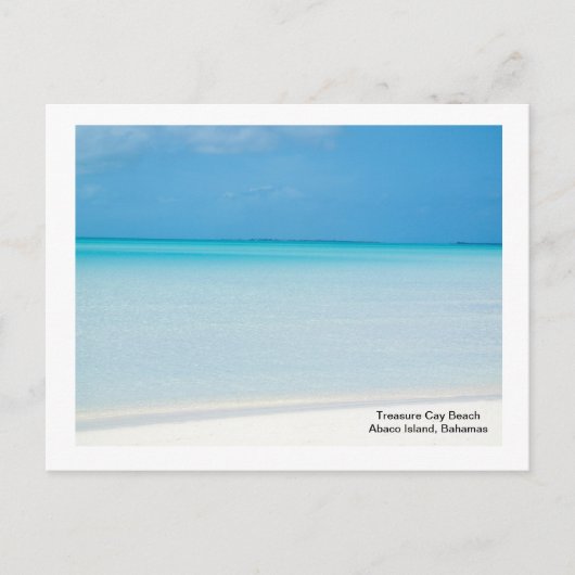 Carte Postale Treasure Cay Beach (Devant)