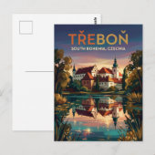 Carte Postale Třeboň République tchèque (Devant / Derrière)